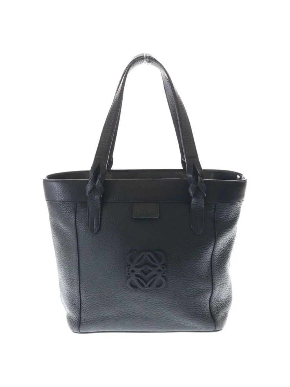 Loewe Justa Tote Black Leather